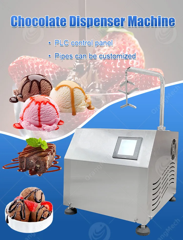 Автоматическая машина для растапливания шоколадного соуса 2