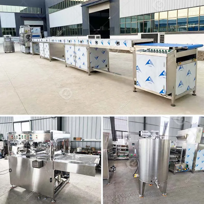 Автоматическая машина для покрытия пончиков шоколадом 2