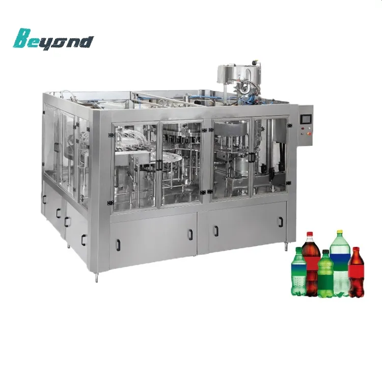 Автоматическая линия розлива газированных напитков в ПЭТ-бутылки 2