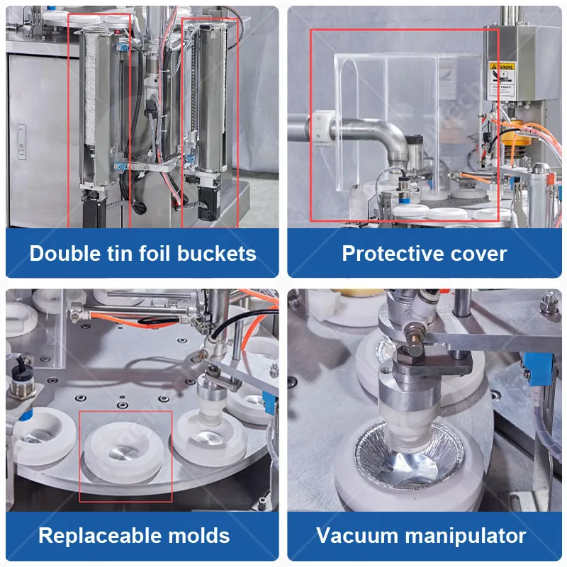Автоматическая машина для приготовления тарталеток с корочкой, сыра, ананаса и заварного крема 4