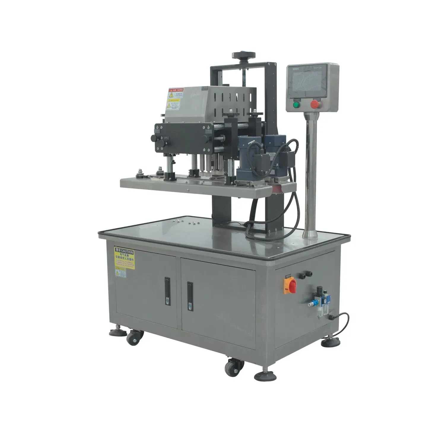 Автоматическая машина для закручивания пластиковых бутылок с одним головным роторным типом 2