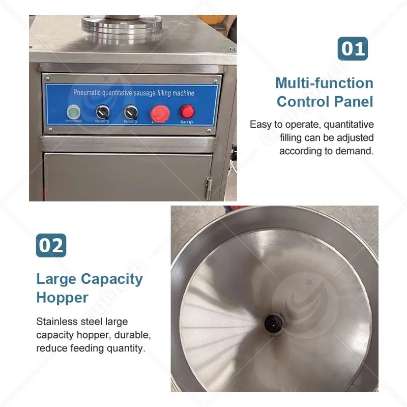 Автоматическая пневматическая машина для завязывания колбас 4
