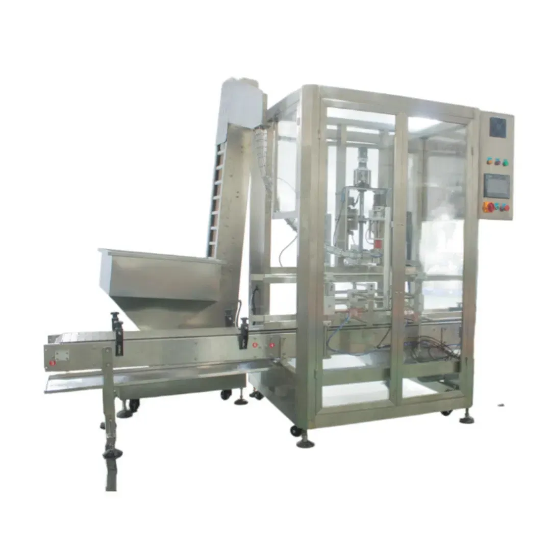 Автоматическая ротационная машина для закручивания пластиковых бутылок с химическими продуктами 3