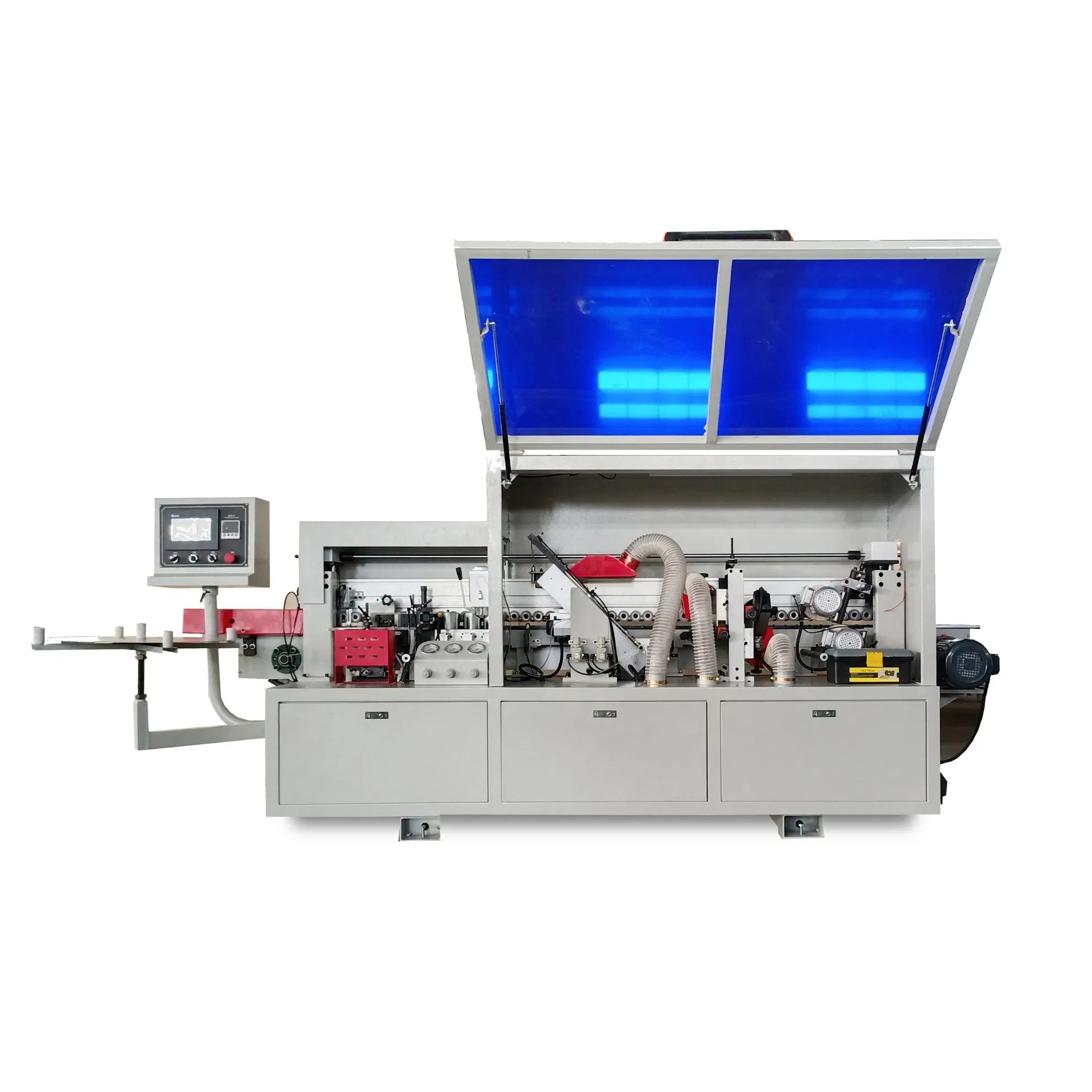 Автоматическая малогабаритная кромкооблицовочная машина для шкафов ZD400