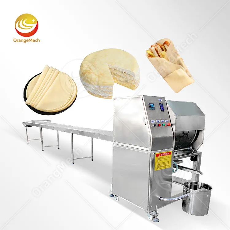 Автоматическая машина для приготовления обертки для весенних рулетов, блинов, полуволоконной кожи, инжеры, эфиопского хлеба