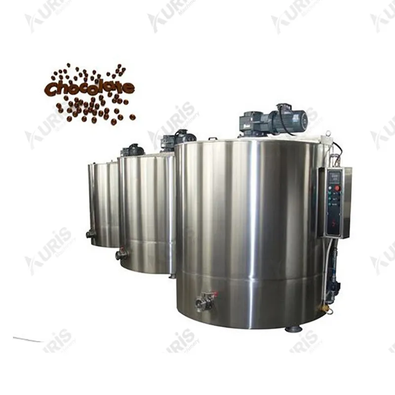 Автоматическая нержавеющая сталь шоколадная термальная цилиндрическая емкость для хранения 4