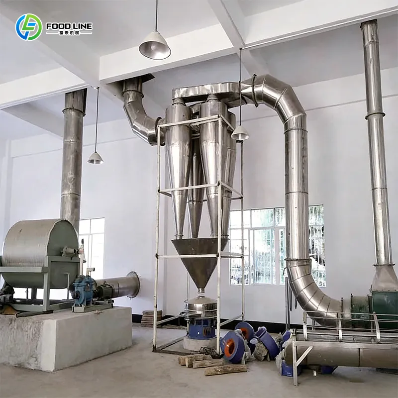 Автоматическая машина для переработки крахмала из сладкого картофеля 4