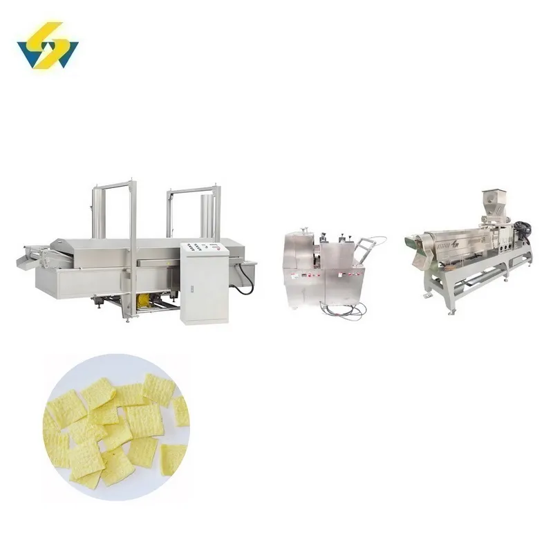 Автоматическая линия по производству кукурузных чипсов с двумя винтами