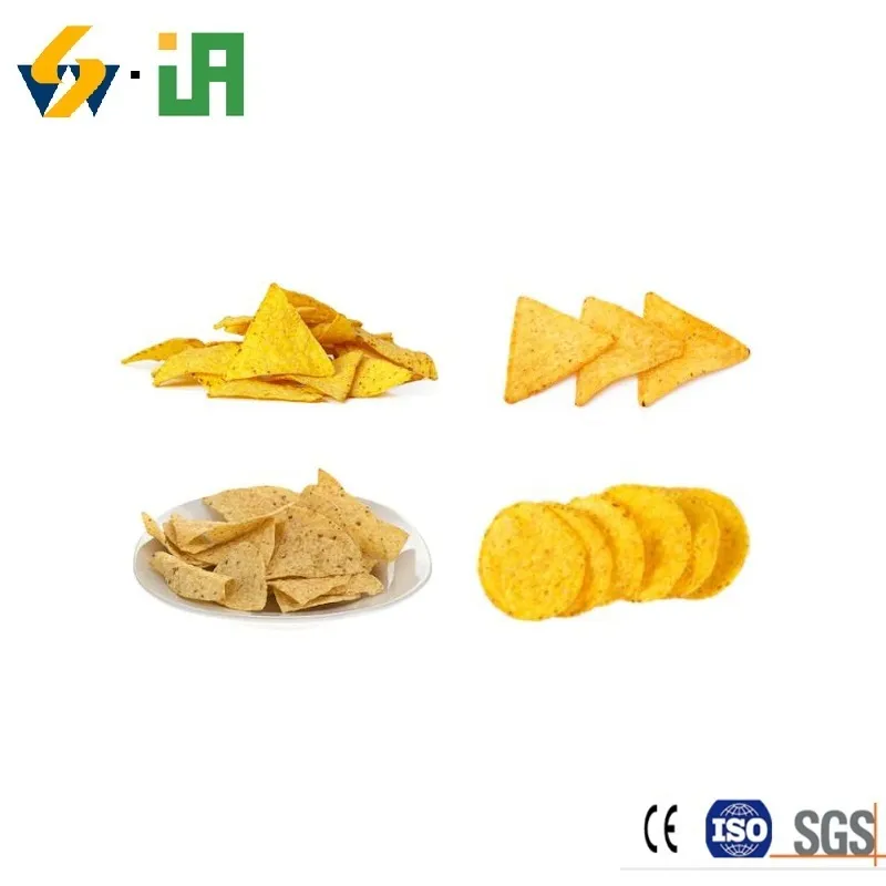 Автоматическая линия по производству кукурузных чипсов с двумя винтами 2