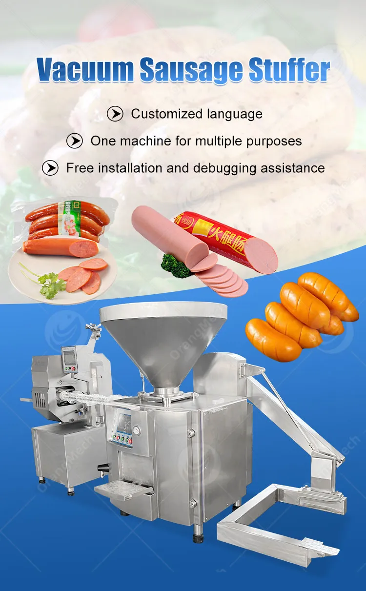Автоматическая вакуумная машина для приготовления колбас 2