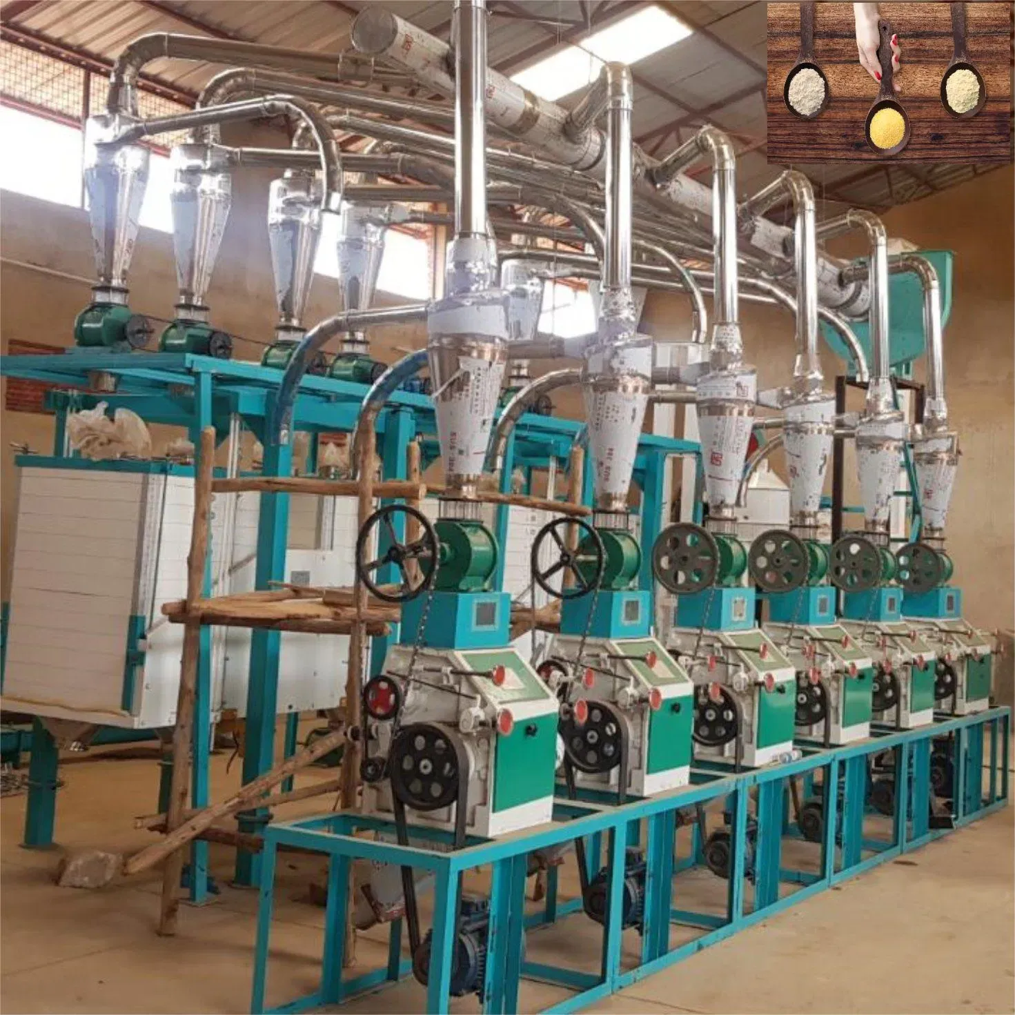 Автоматический завод по производству пшеничной муки 2