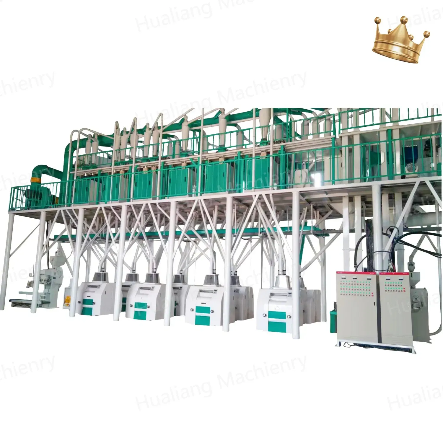 Автоматическая пшеница кукуруза кукуруза крупа рисовая ролька Мочка Мукомольная мельница фрезерная машина