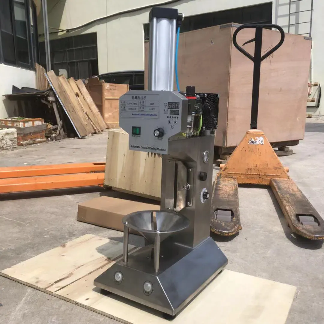 Автоматическая машина для удаления кожи молодых зеленых кокосов 6