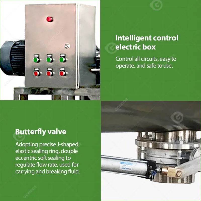 Горизонтальный миксер для сухого порошка GD-BYBHM01 5