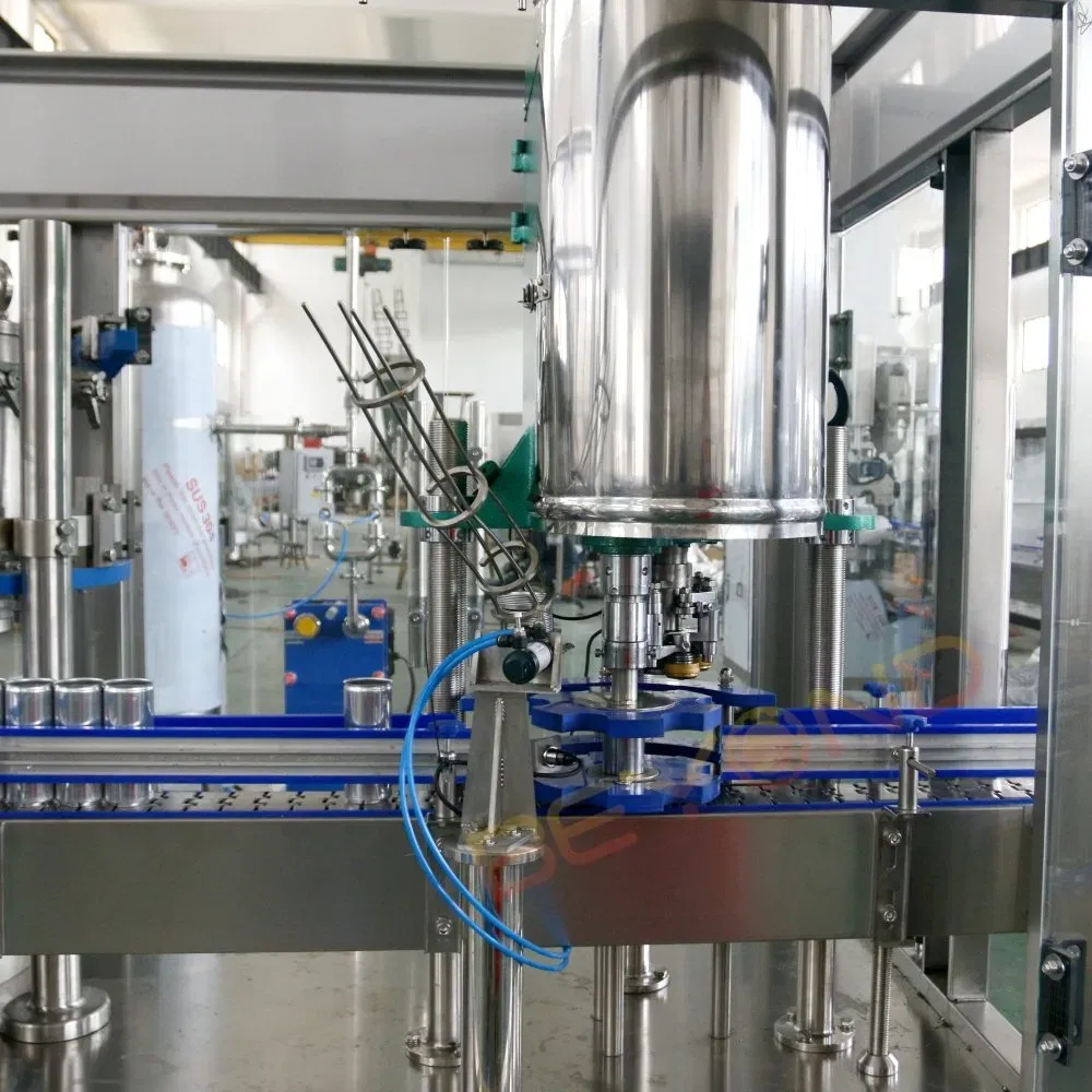 Автоматическая машина для розлива фруктового сока в алюминиевые банки 5