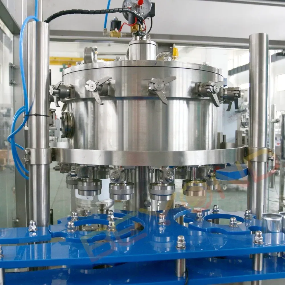 Автоматическая машина для розлива фруктового сока в алюминиевые банки 4