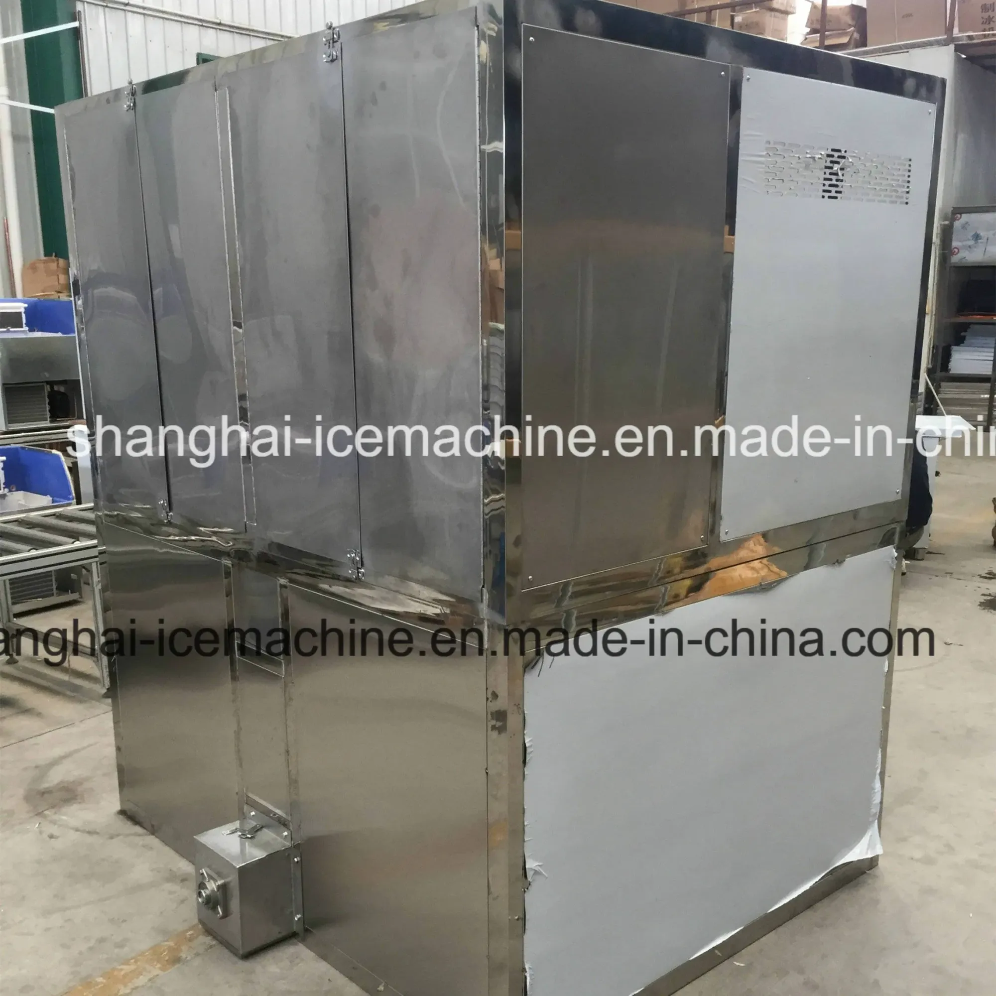 Машина для производства льда большой мощности 2 тонн кубиков льда 2