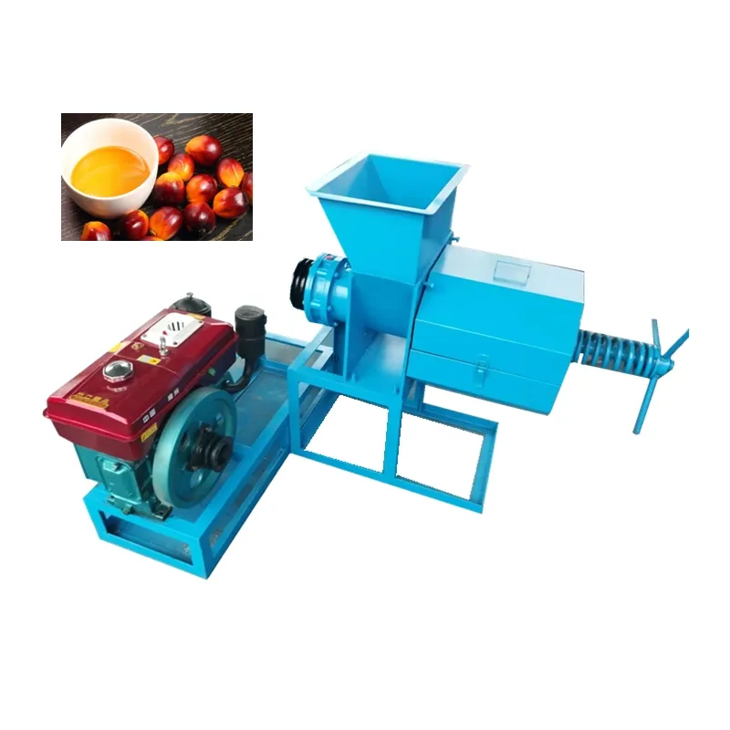 Промышленный винтовой пресс для экстракции пальмового масла 2