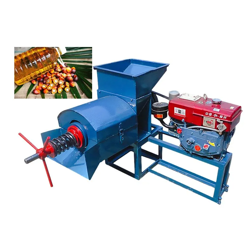 Промышленный винтовой пресс для экстракции пальмового масла 5