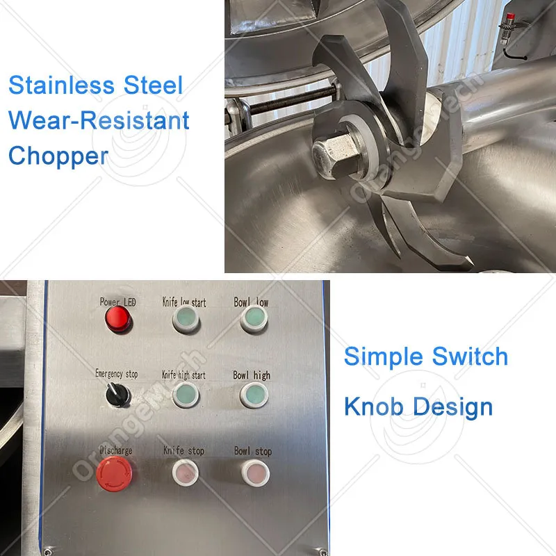 Профессиональный резак для мясной чаши 20L 5