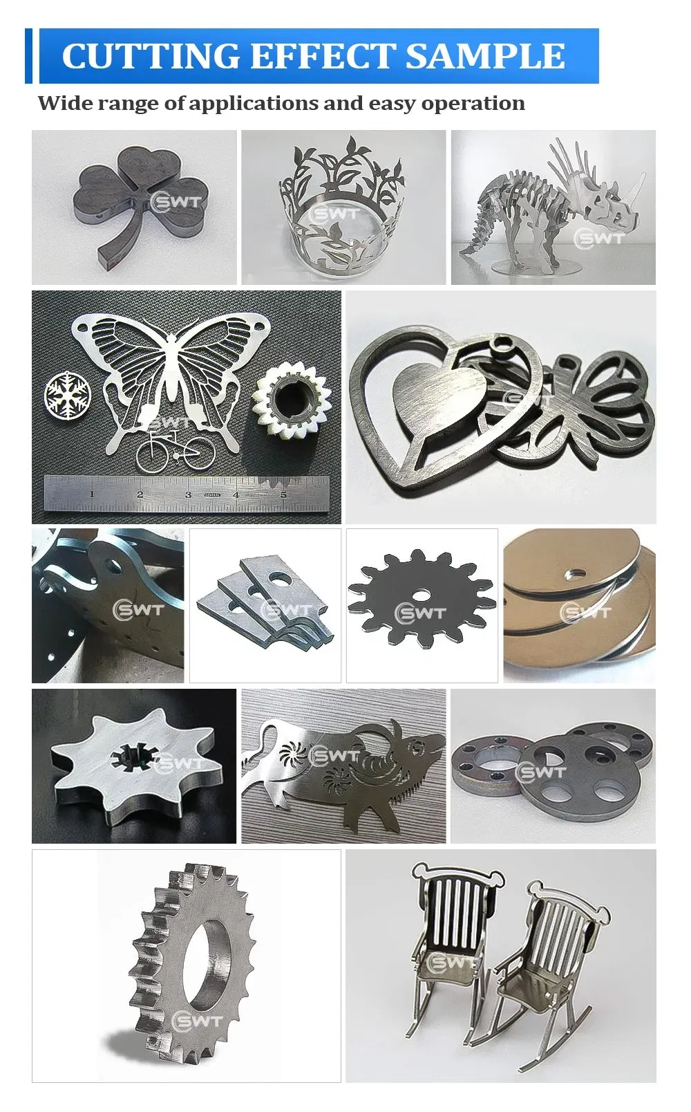 Профессиональный лазерный резак SWT-3015 для металлов 5