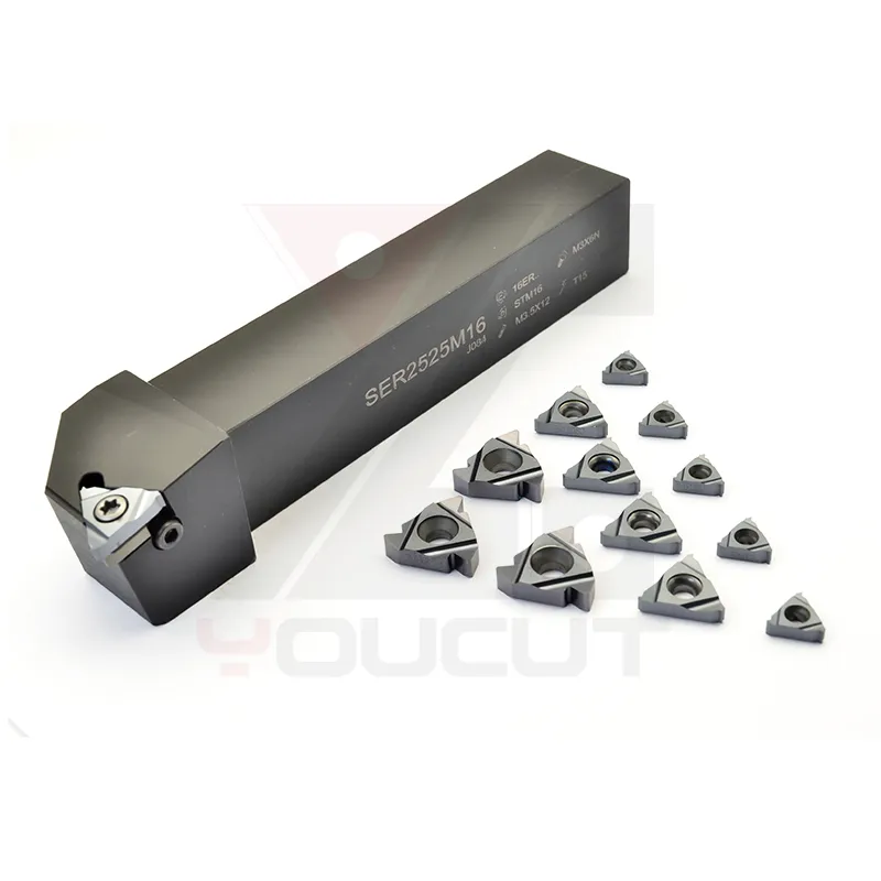 Резец для нарезки резьбы CNC 11/16/22 Er/IR ISO метрическая вставка из вольфрамового карбида 2