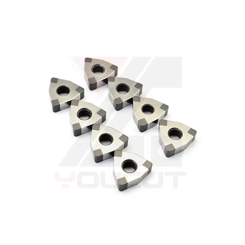 Профессиональный CNC алмазный PCD вставка индексируемый токарный резательный инструмент вставка с напайкой Wnga080412 5