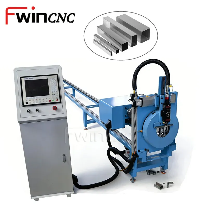 Профессиональный волоконный лазерный резак для прямоугольной стальной трубы