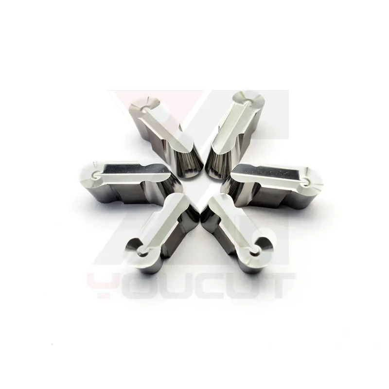 Вольфрамовый карбидный резьбовой вставка Gipa 6.0-3.0 для обработки алюминиевых колесных ступиц 4