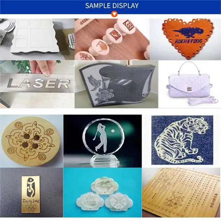 Лазерный гравировальный и резательный станок CO2 9060 для неметаллов 5