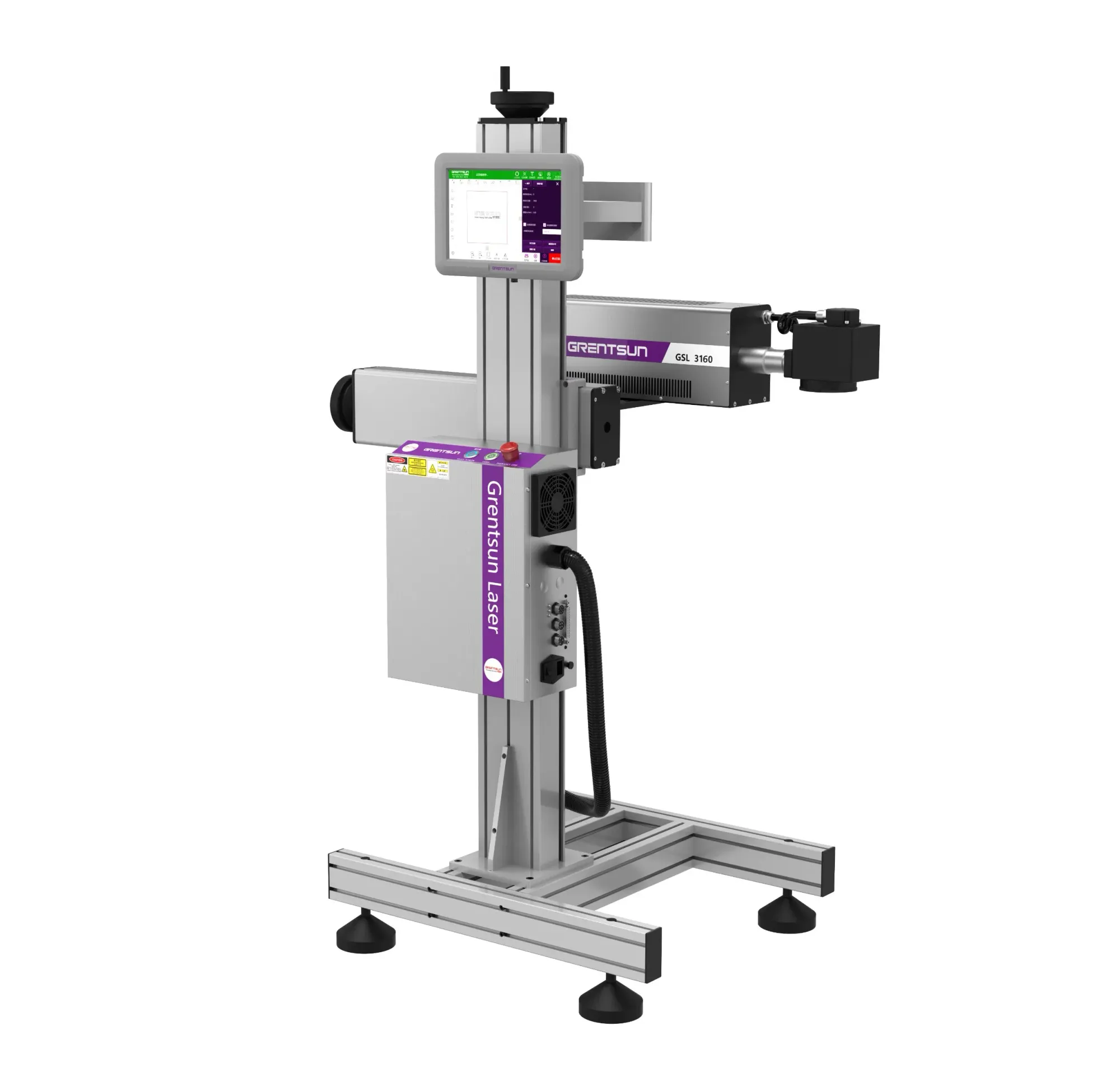 Профессиональная CO2 лазерная маркировочная машина с визуальным позиционированием