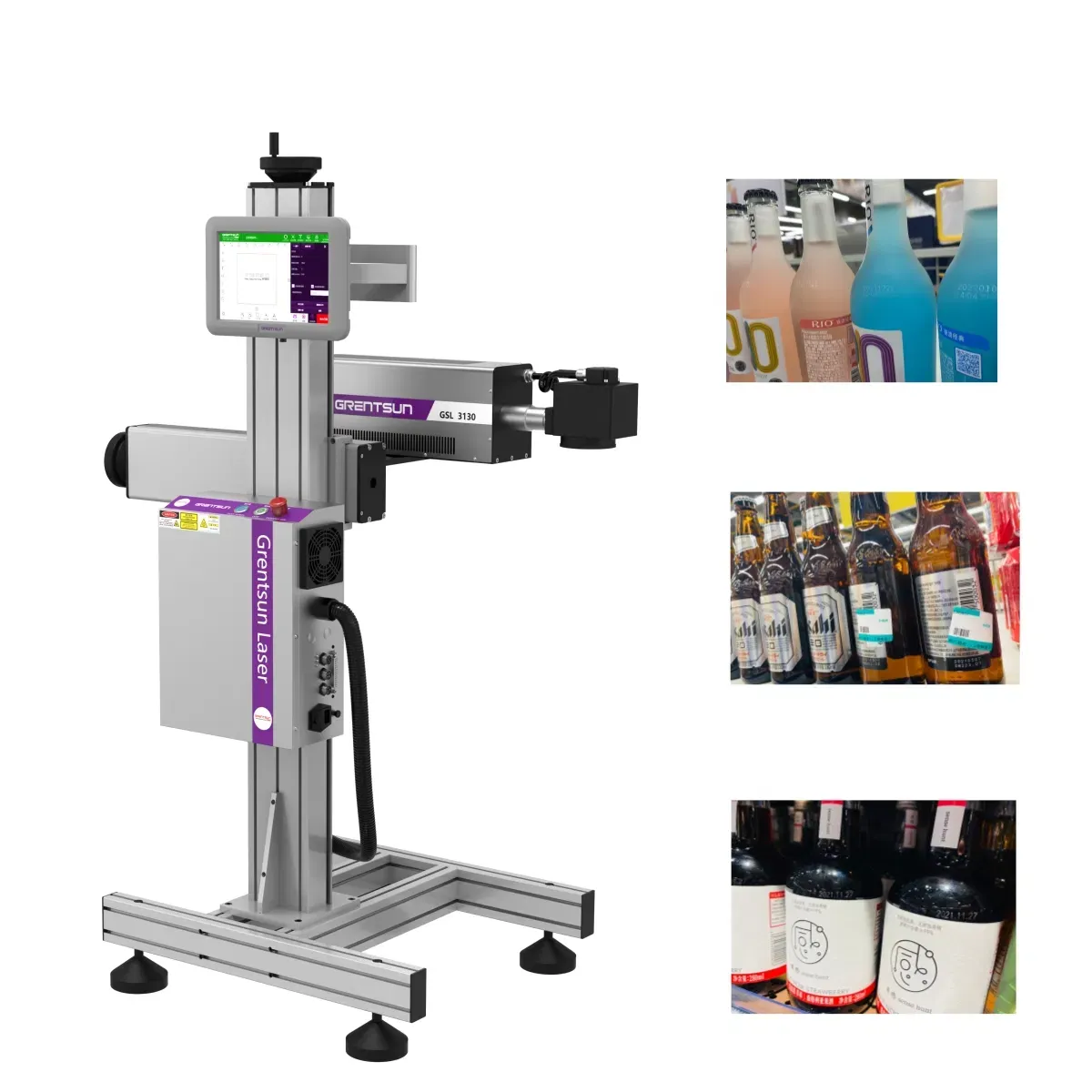 Профессиональная CO2 лазерная маркировочная машина GSL3130