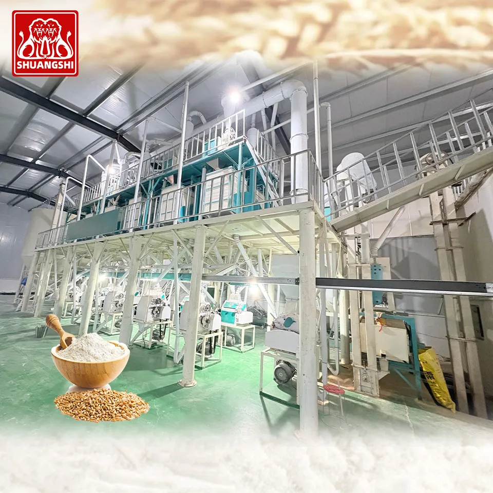 Завод по переработке пшеничной муки мощностью 40tpd 60tpd