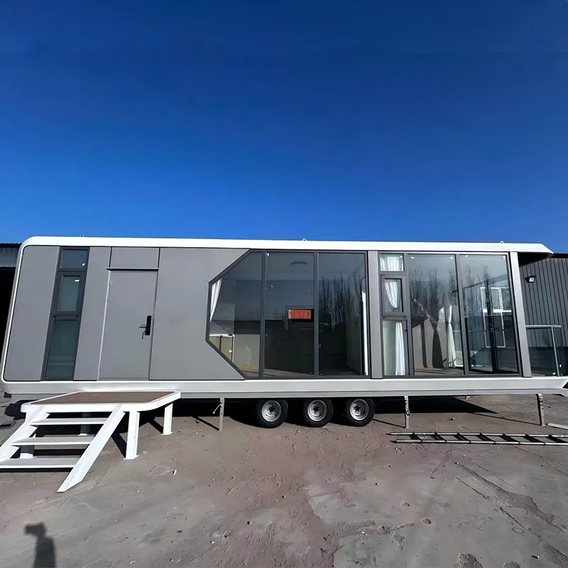 Капсульные дома с полной мебелью, буксируемые, космические капсулы