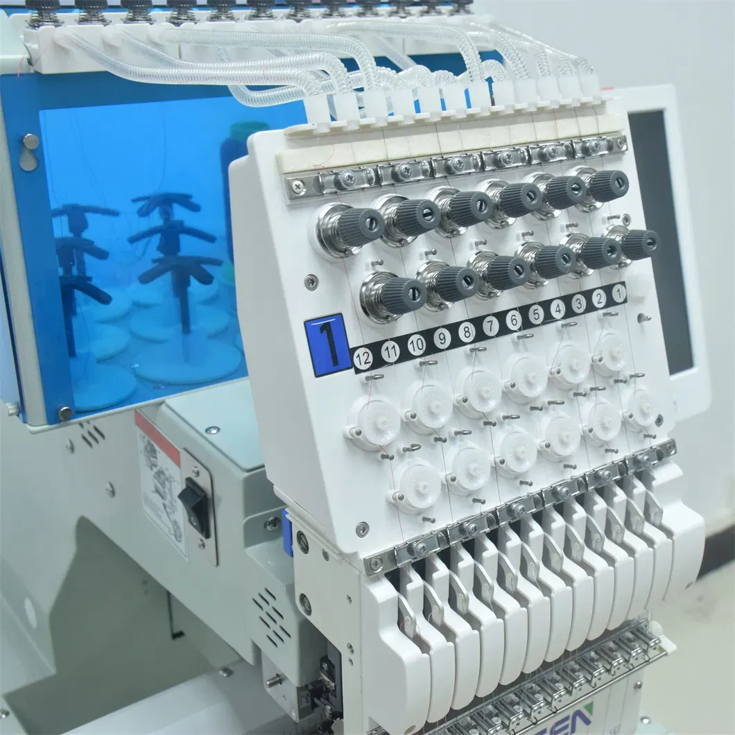 Автоматическая вышивальная машина с 12 иглами, 300*400мм 3