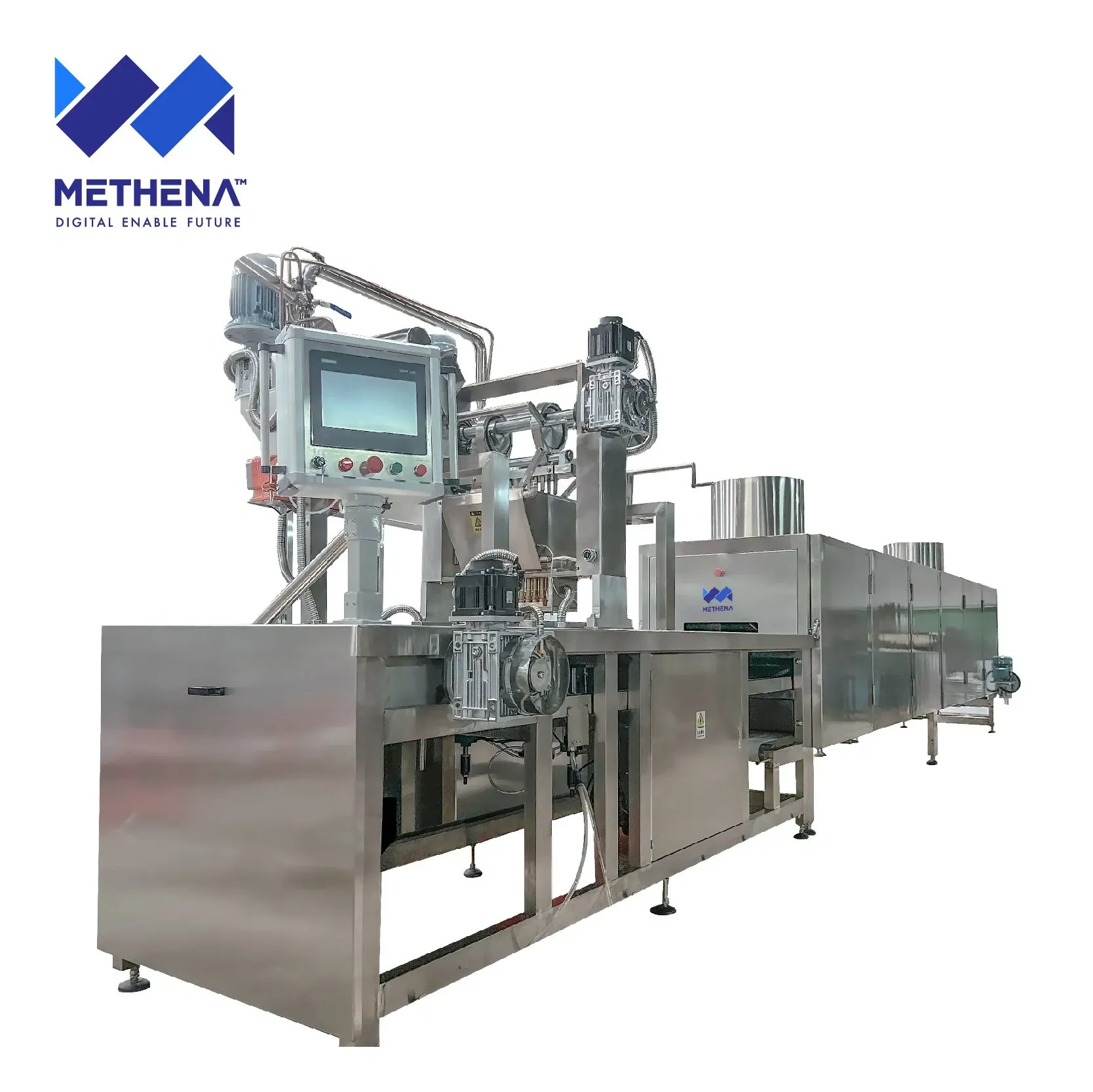 Автоматическая линия производства круглых мятных твердых конфет 2