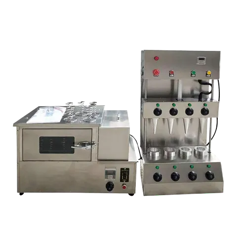 Профессиональная конусная машина для пиццы с ротационной печью 4