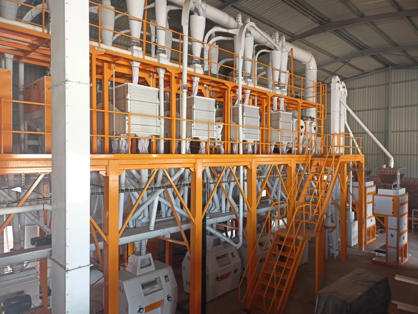 Профессиональная мукомольная мельница Pingle для производства кукурузной муки 3