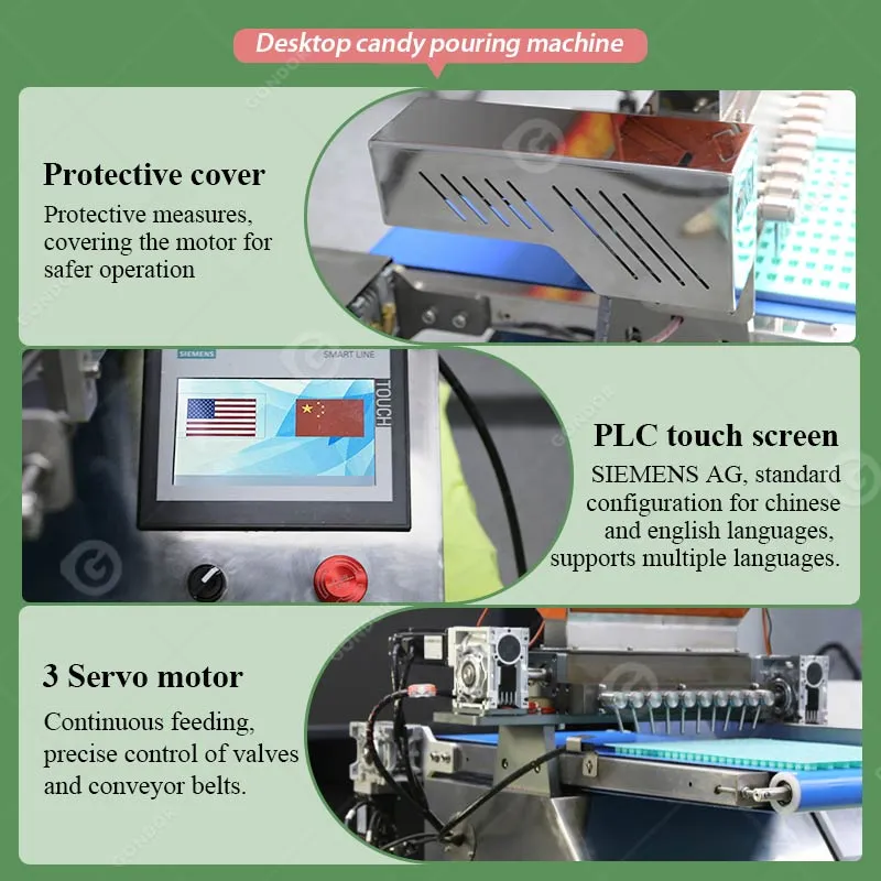 Машина для производства шоколадных жевательных конфет 3