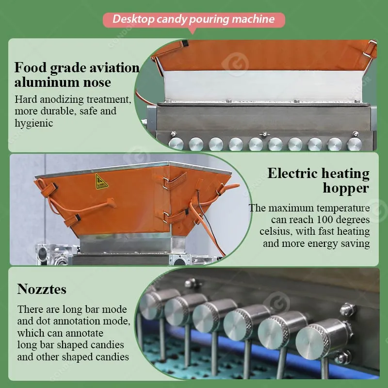 Машина для производства шоколадных жевательных конфет 4