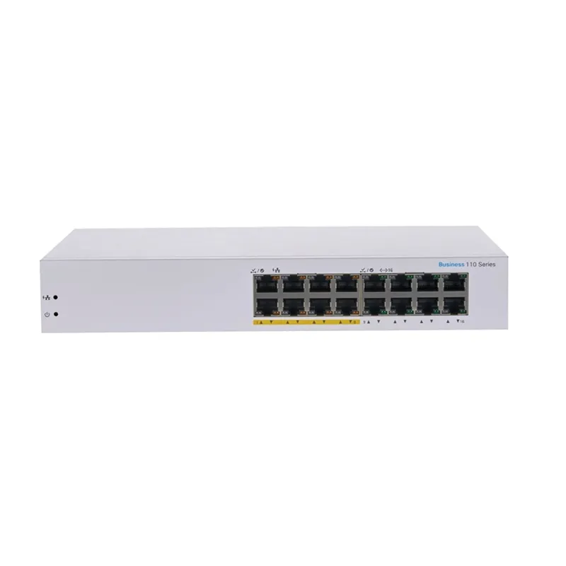 Бизнес Cisco CBS110-16t Неуправляемый коммутатор 16 Порт Ge Гигабитный 2