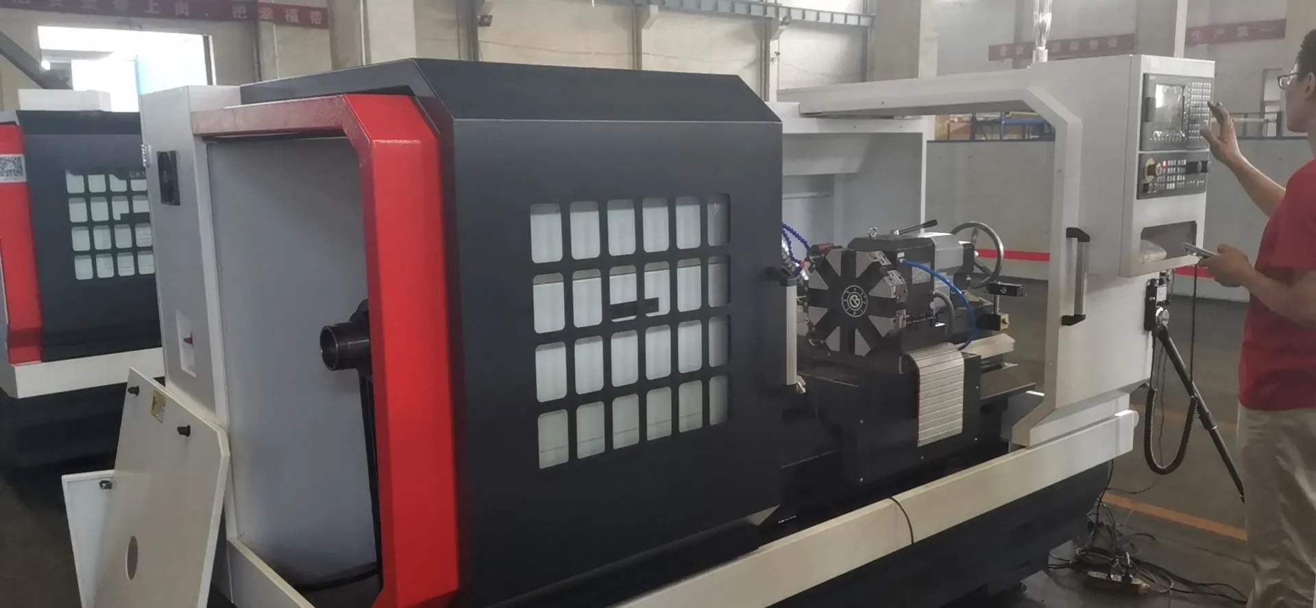 CK6150 Высокоточная плоская горизонтальная токарная машина с ЧПУ 6