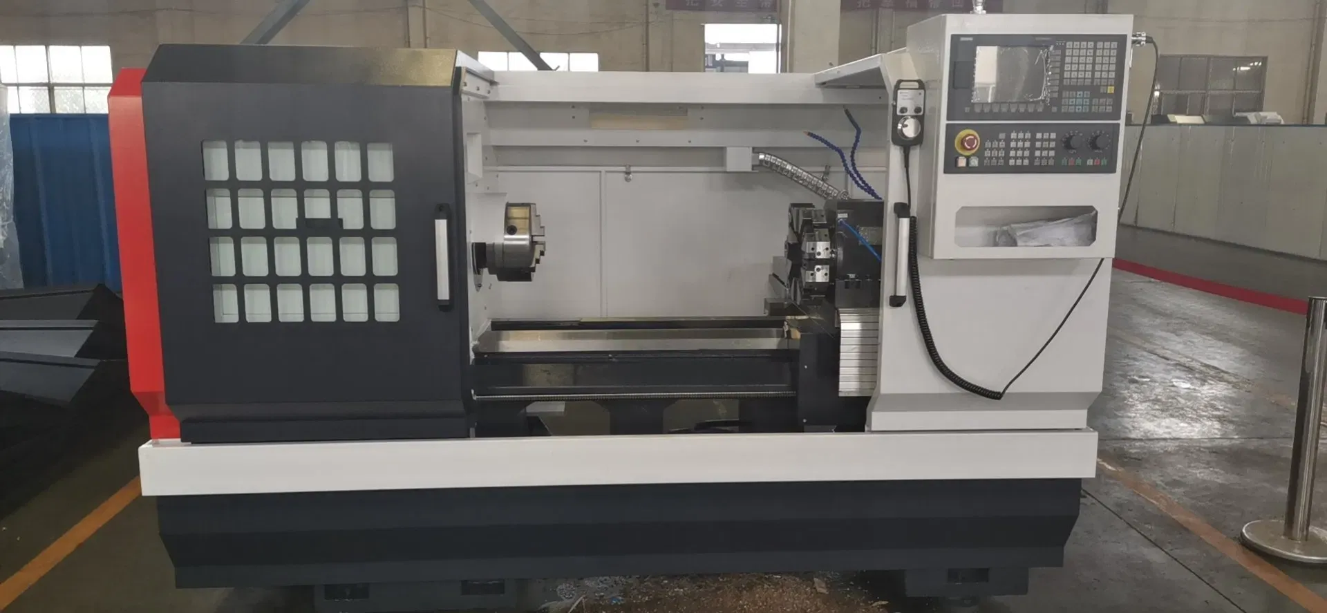 CK6150 Высокоточная плоская горизонтальная токарная машина с ЧПУ 5