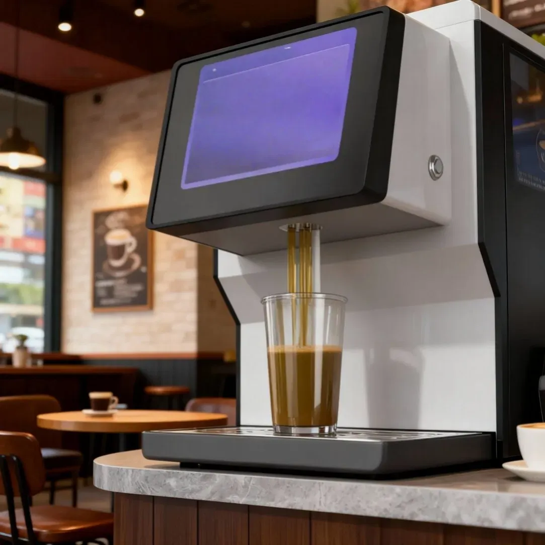 Автоматическая кофеварка с безналичной системой оплаты для зон самообслуживания 5