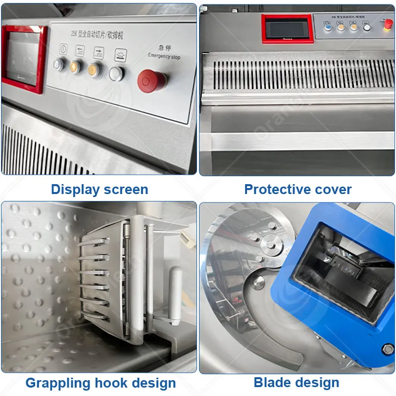 Профессиональная машина для нарезки мяса, колбасы, сыра и ветчины 4