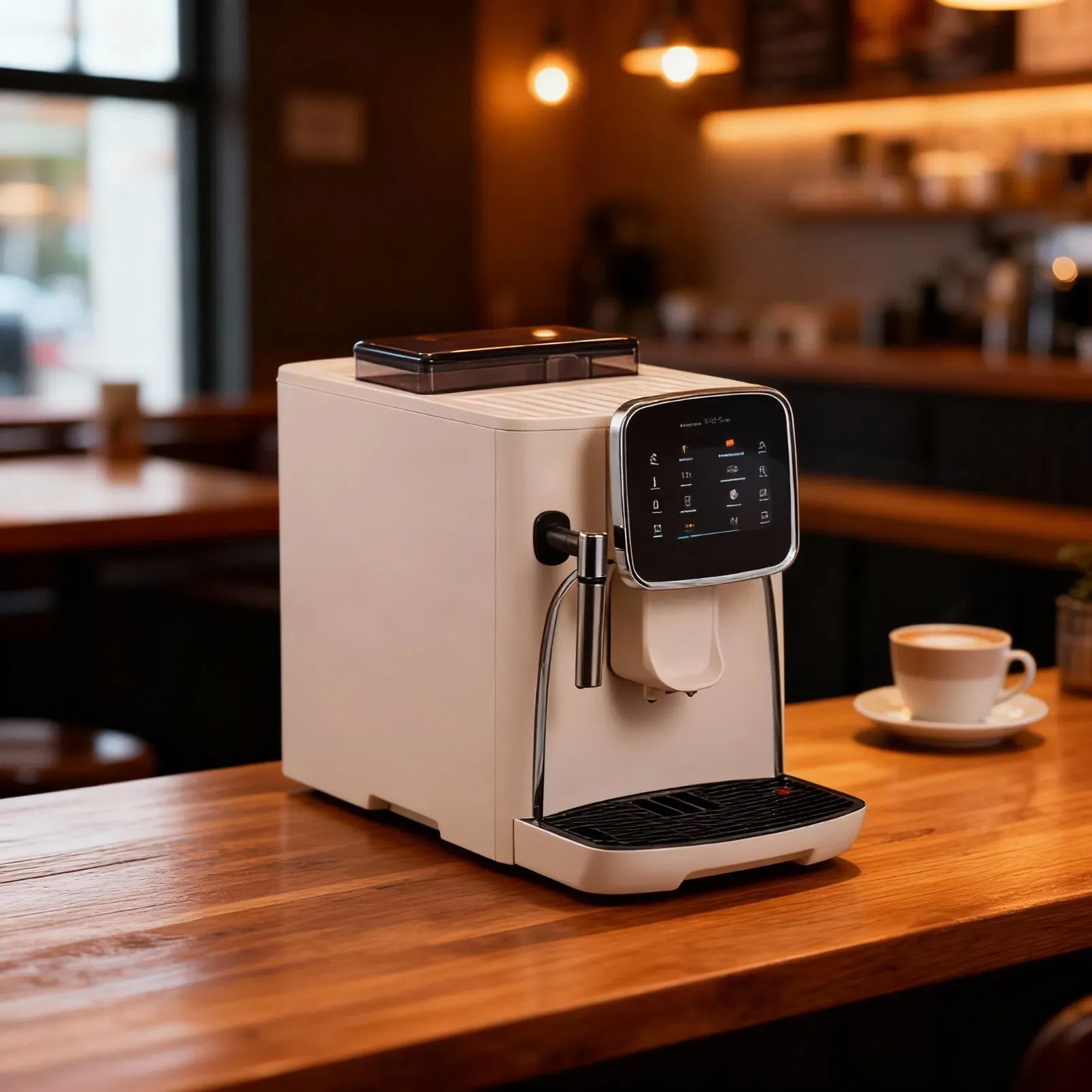 Автоматическая коммерческая кофемашина с технологией свежемолотого кофе 6