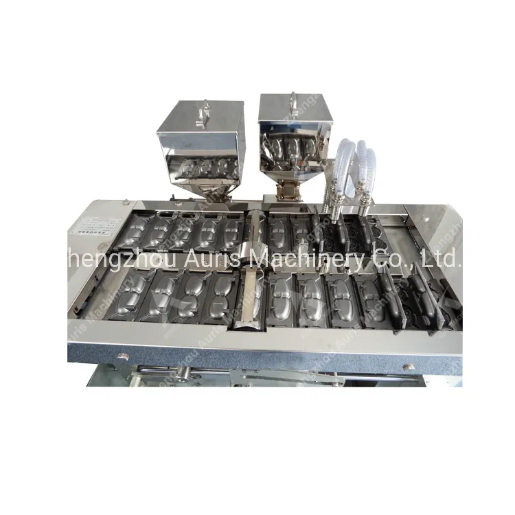 Профессиональная машина для приготовления вафельных пирожков Тайяки с начинкой 5