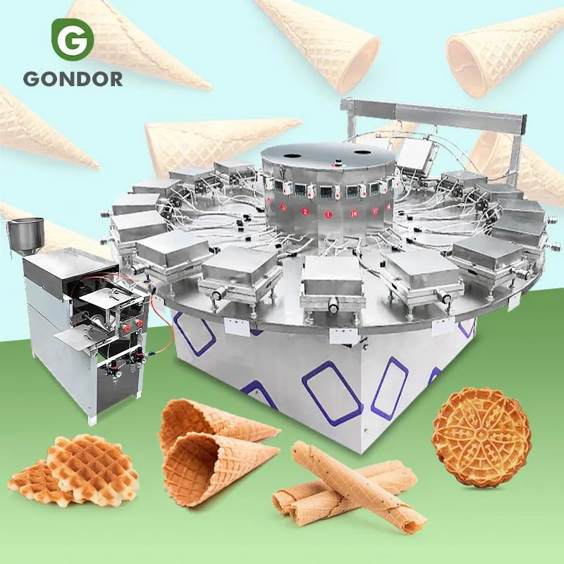 Профессиональная машина для вафельных стаканчиков и сахарных рулетов