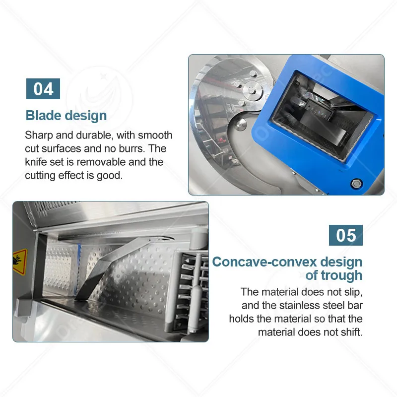 Автоматическая машина для нарезки замороженных свиных отбивных и колбасы 3