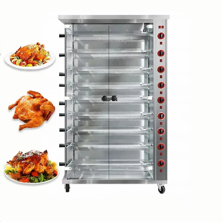 Профессиональная газовая печь для жарки курицы
